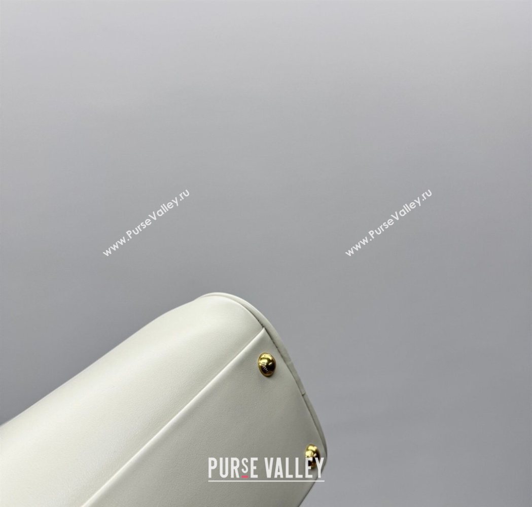 Miu Miu Beau Leather Bowling Bag 5BB193 White 2026 (YY-260120046)