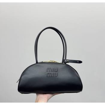 Miu Miu Beau Leather Bowling Bag 5BB193 Black 2026 (YY-260120047)