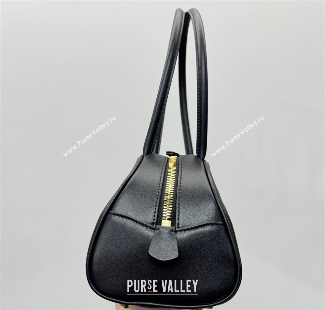 Miu Miu Beau Leather Bowling Bag 5BB193 Black 2026 (YY-260120047)