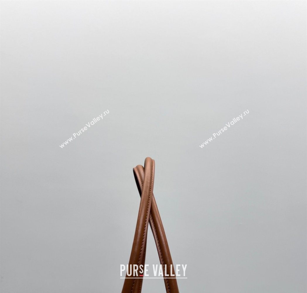 Miu Miu Beau Leather Bowling Bag 5BB193 Cognac Brown 2026 (YY-260120045)