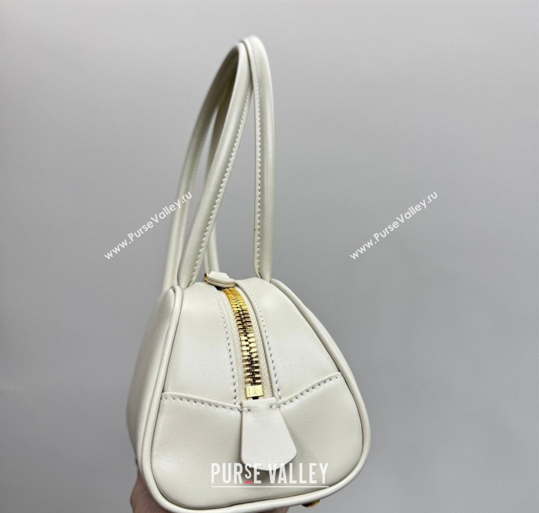 Miu Miu Beau Leather Bowling Bag 5BB192 White 2026 (YY-260120048)