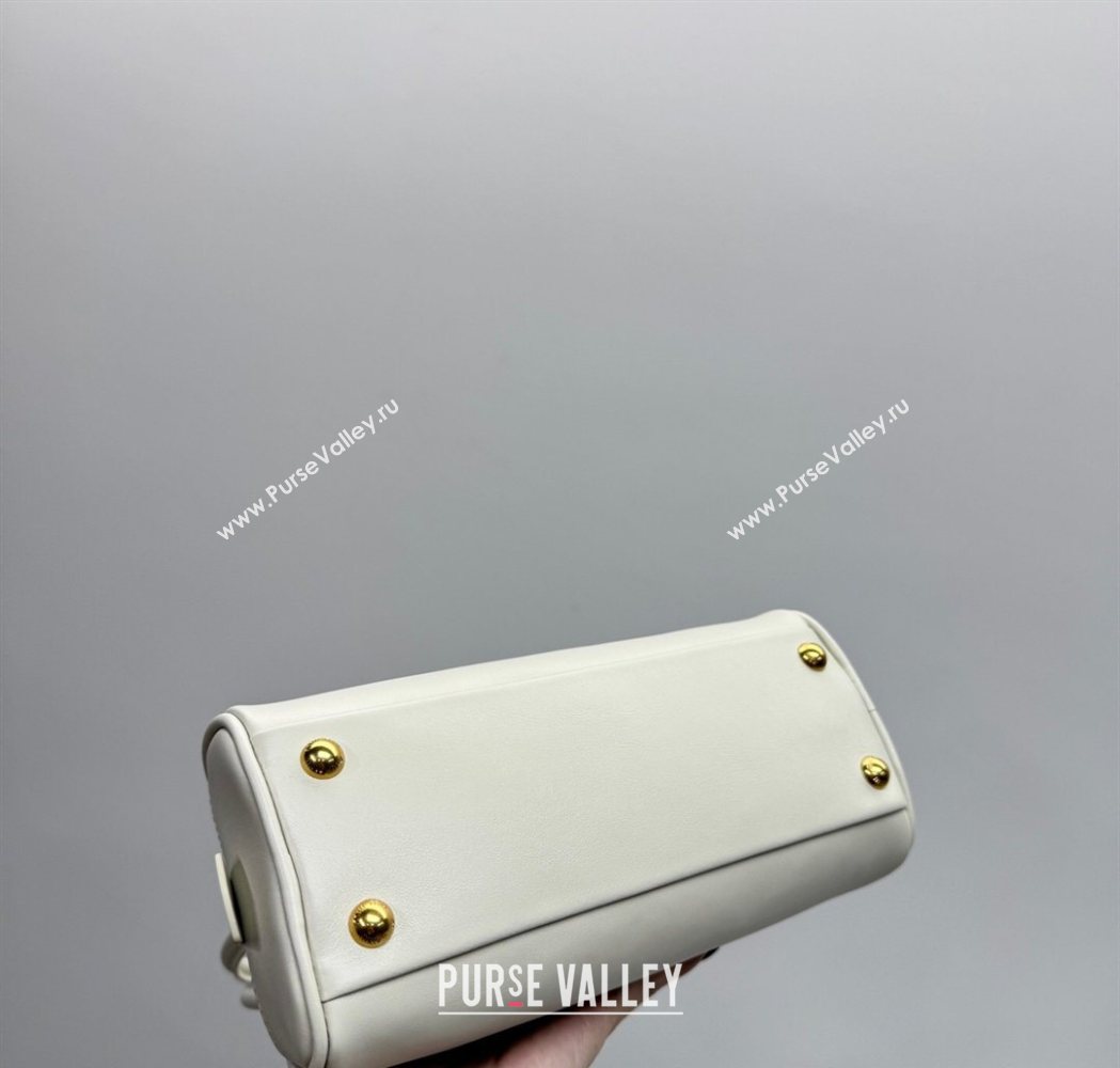 Miu Miu Beau Leather Bowling Bag 5BB192 White 2026 (YY-260120048)