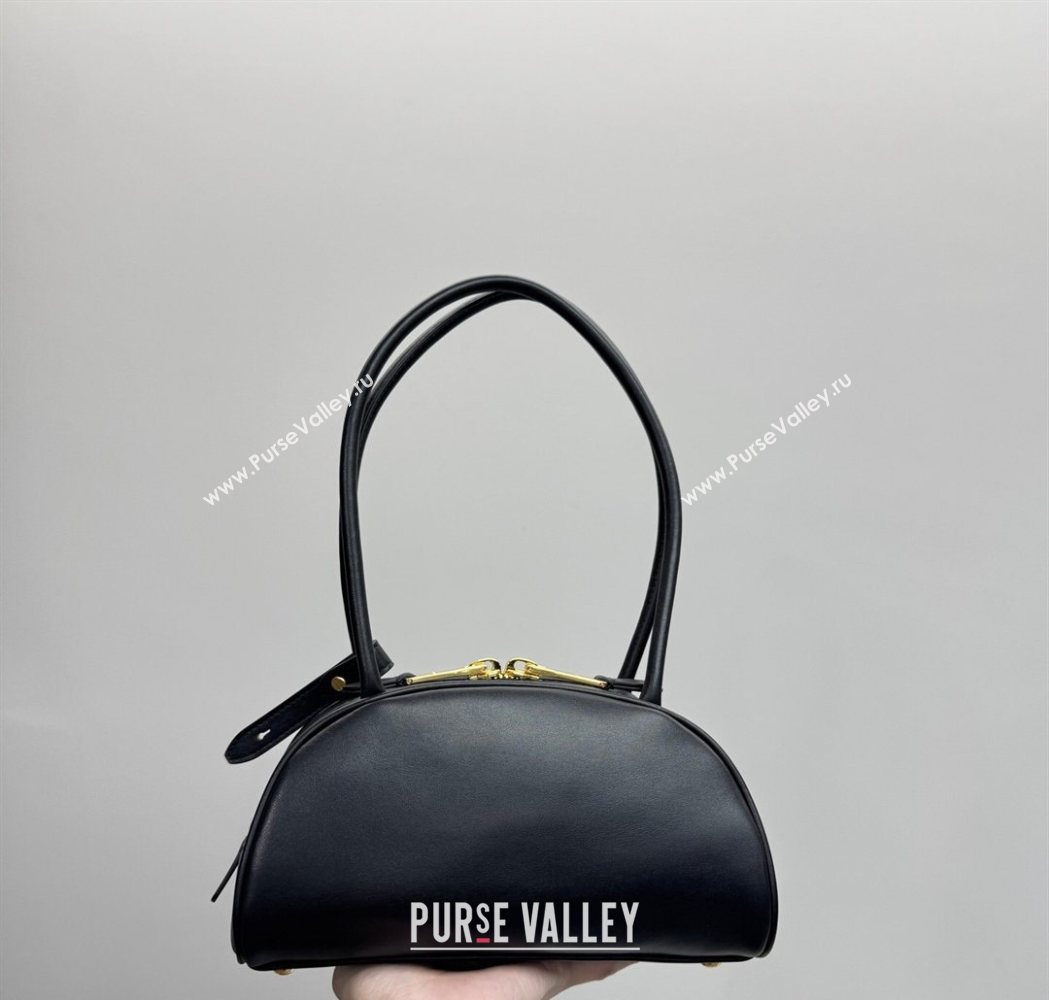 Miu Miu Beau Leather Bowling Bag 5BB192 Black 2026 (YY-260120049)