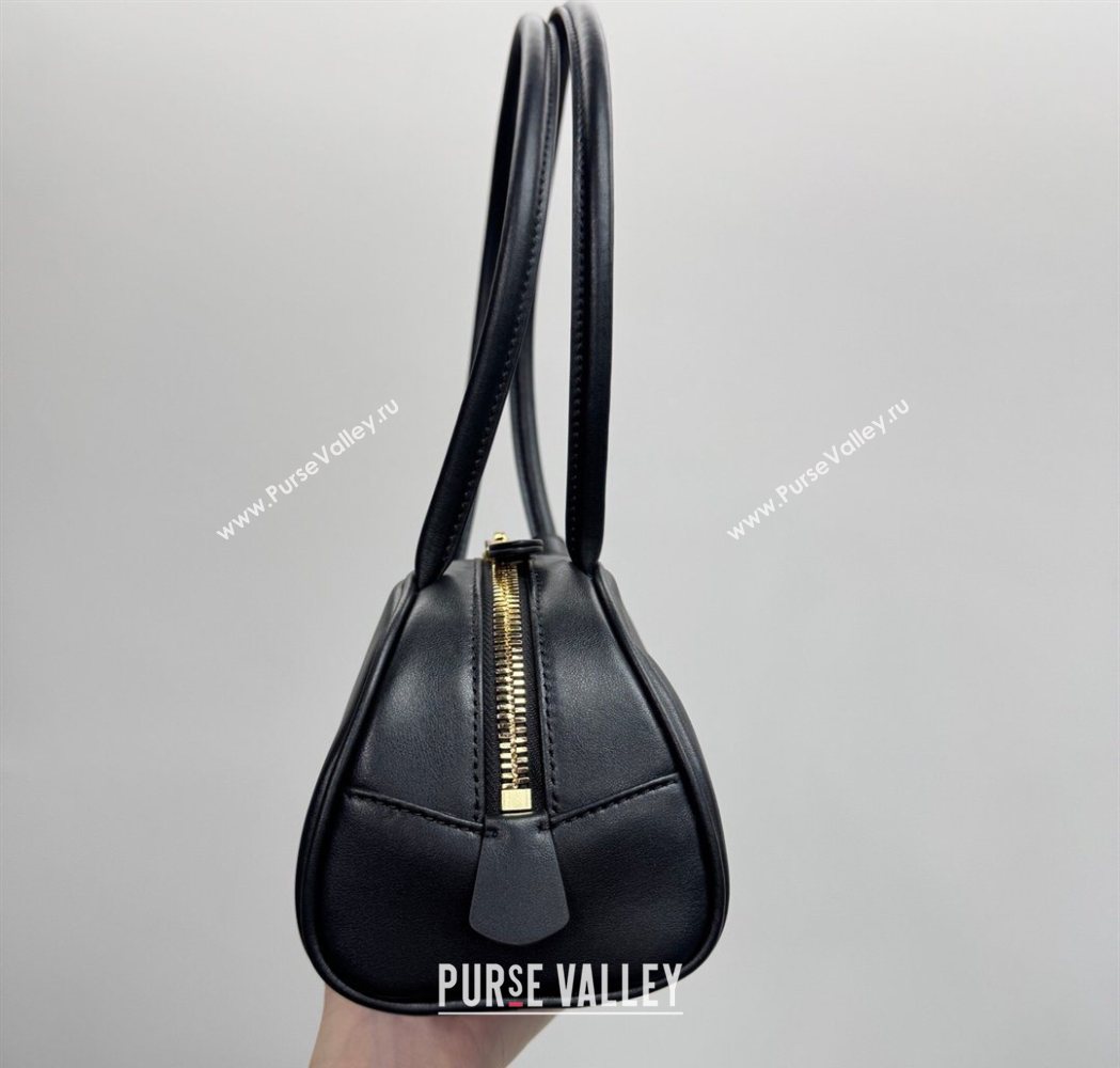 Miu Miu Beau Leather Bowling Bag 5BB192 Black 2026 (YY-260120049)