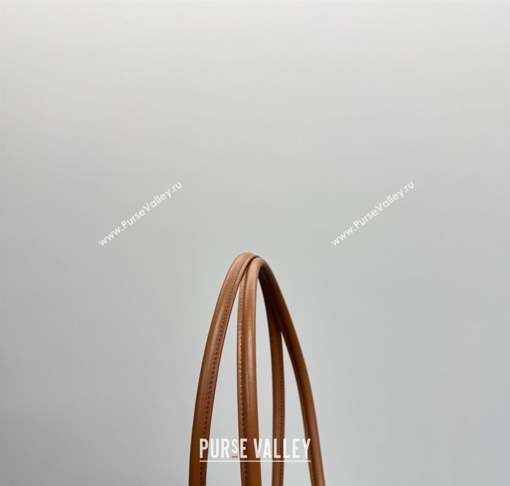 Miu Miu Beau Leather Bowling Bag 5BB192 Cognac Brown 2026 (YY-260120050)