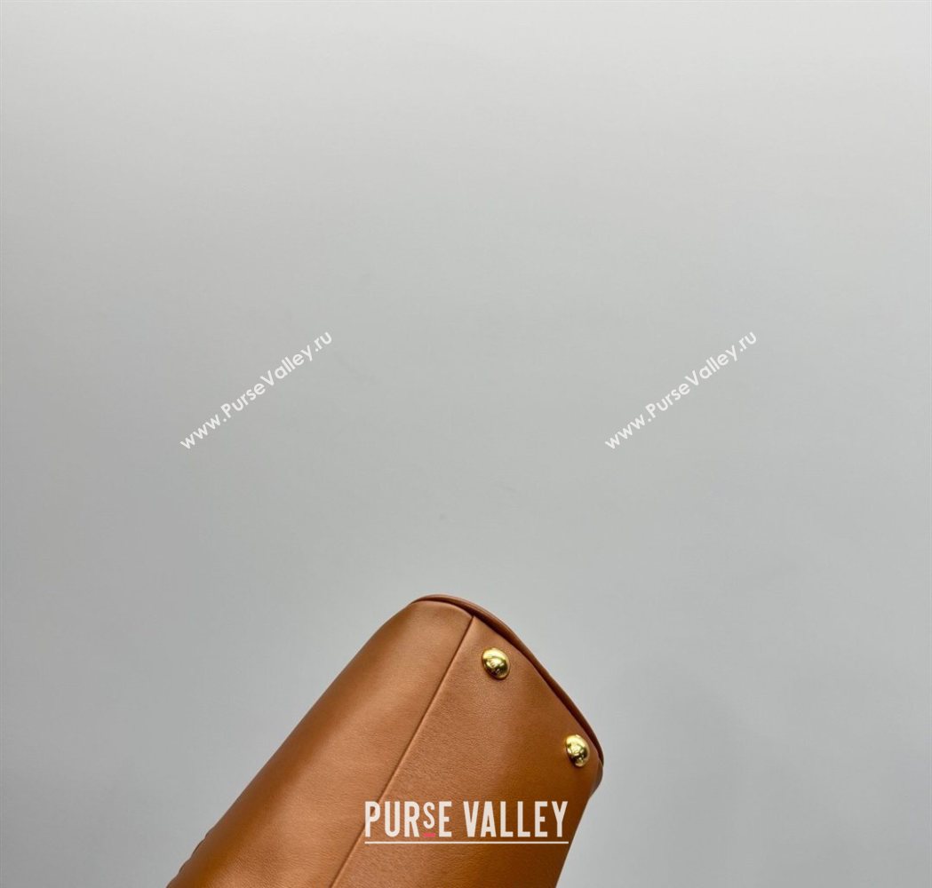 Miu Miu Beau Leather Bowling Bag 5BB192 Cognac Brown 2026 (YY-260120050)