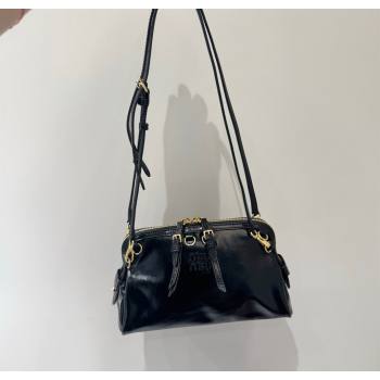 Miu Miu Caprice Leather Clutch Shoulder Bag Black 2025 5BF131 (YY-260120038)