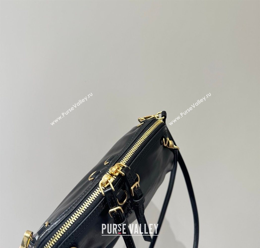 Miu Miu Caprice Leather Clutch Shoulder Bag Black 2025 5BF131 (YY-260120038)