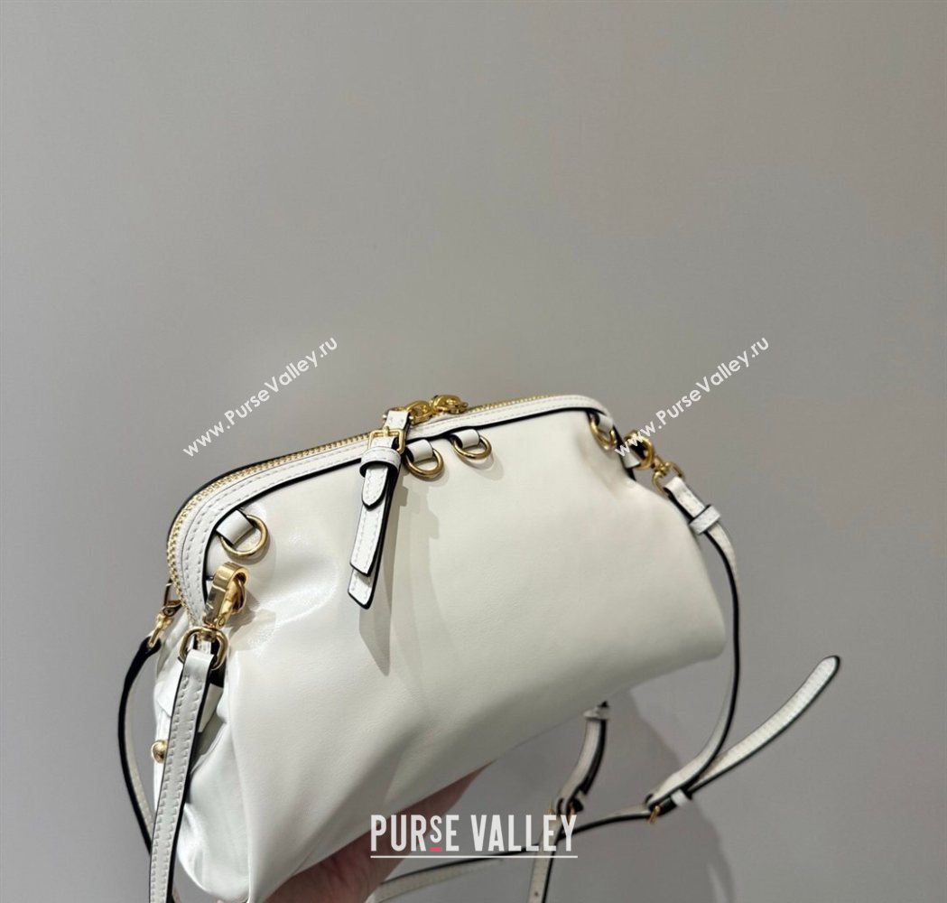 Miu Miu Caprice Leather Clutch Shoulder Bag White 2025 5BF131 (YY-260120040)