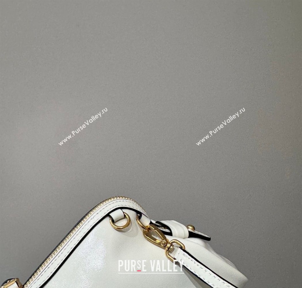 Miu Miu Caprice Leather Clutch Shoulder Bag White 2025 5BF131 (YY-260120040)