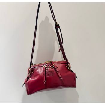 Miu Miu Caprice Leather Clutch Shoulder Bag Ruby Red 2025 5BF131 (YY-260120041)
