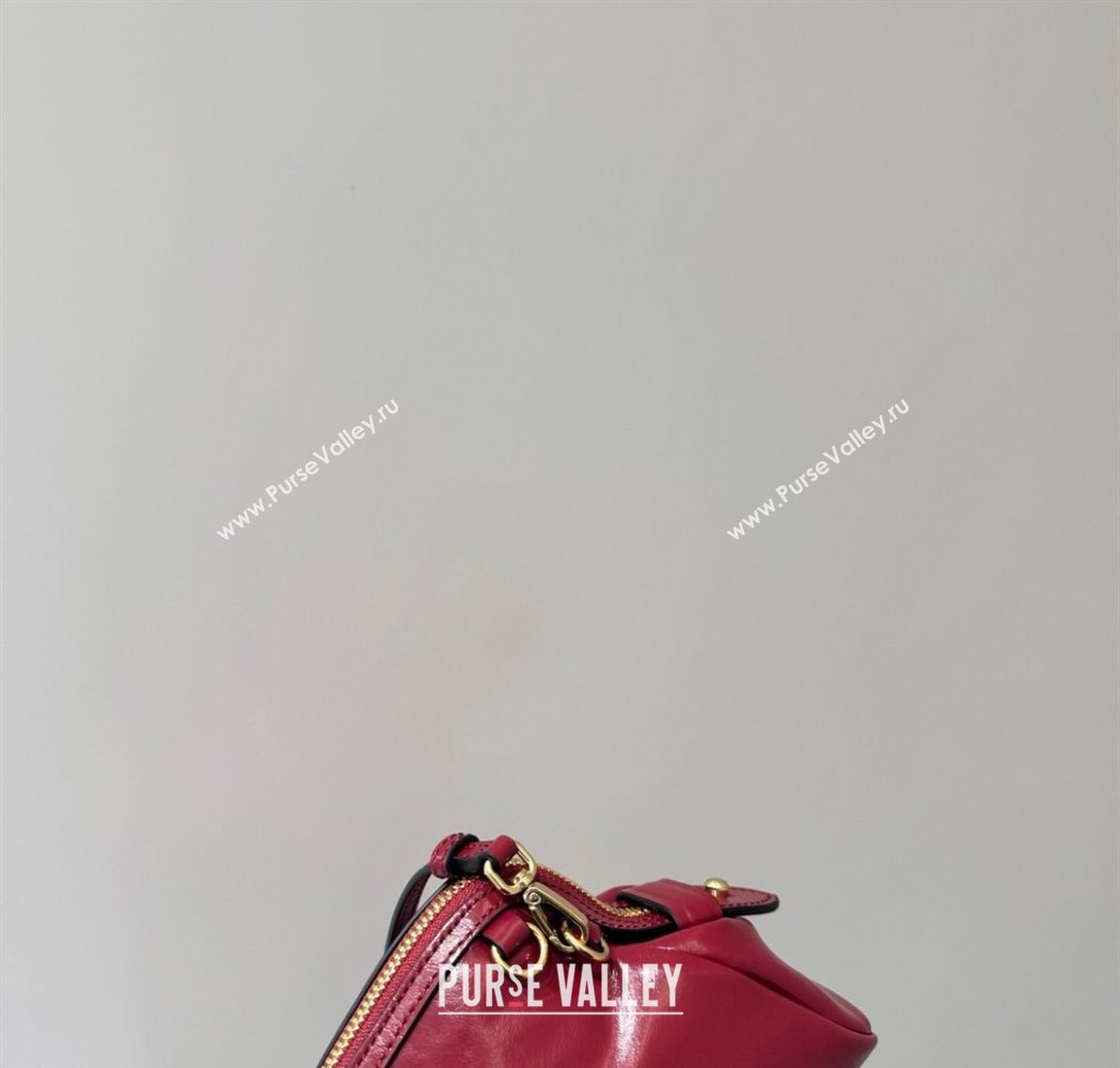 Miu Miu Caprice Leather Clutch Shoulder Bag Ruby Red 2025 5BF131 (YY-260120041)