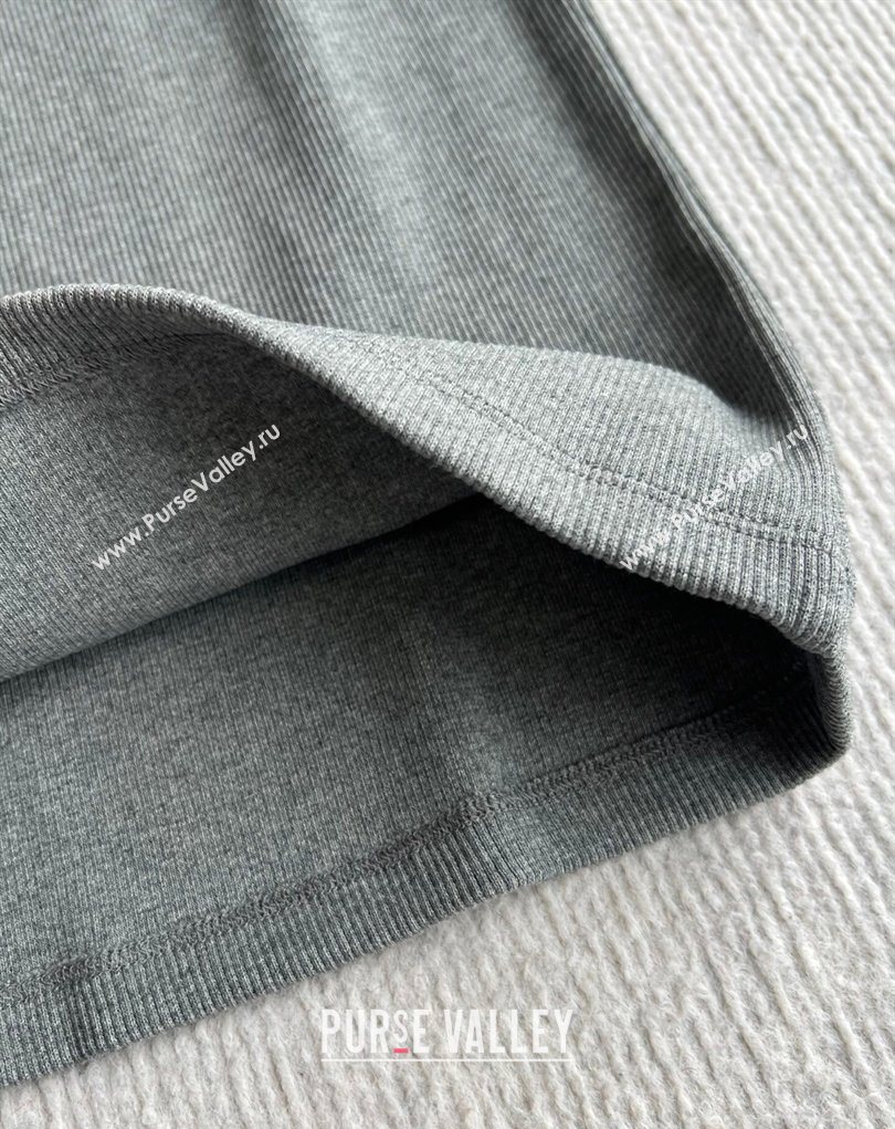 Miu Miu Knit Vest Dark Grey 2026 MM032315 (QI-260323042)