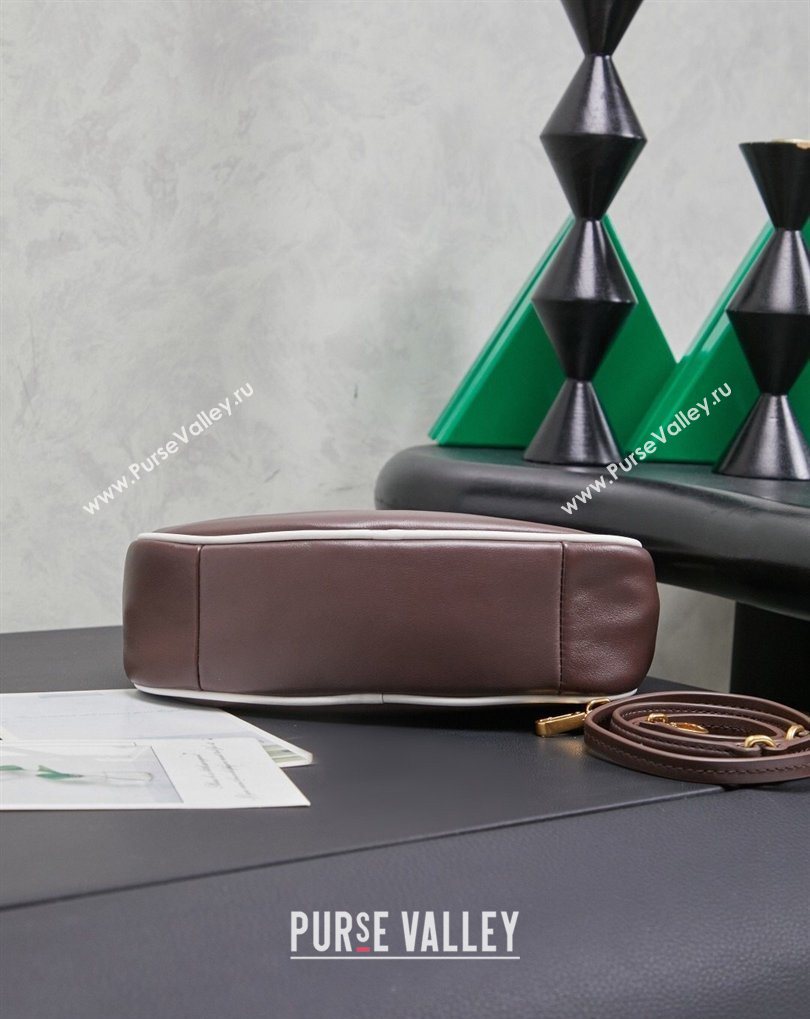 Miu Miu Wander Calf Leather Hobo Mini bag 5BC125 Briar 2026 0407 (MHUI-260407045)