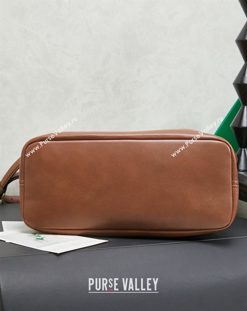 Miu Miu Aventure Nappa Leather Bucket Bag Brown 2026 5BE101 (MHUI-260407049)