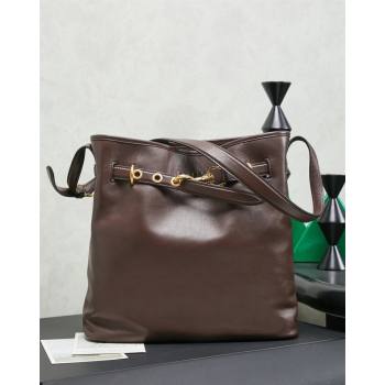 Miu Miu Aventure Nappa Leather Bucket Bag Briar 2026 5BE101 (MHUI-260407050)