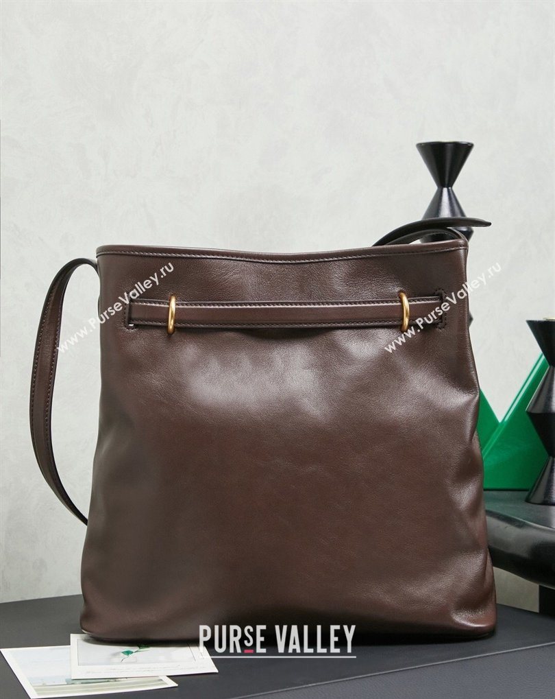 Miu Miu Aventure Nappa Leather Bucket Bag Briar 2026 5BE101 (MHUI-260407050)