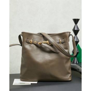 Miu Miu Aventure Nappa Leather Bucket Bag Tundra 2026 5BE101 (MHUI-260407051)