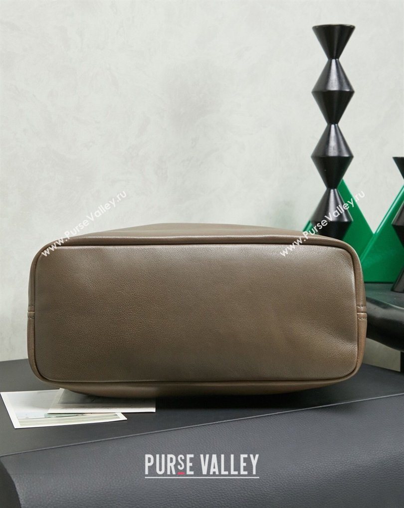 Miu Miu Aventure Nappa Leather Bucket Bag Tundra 2026 5BE101 (MHUI-260407051)