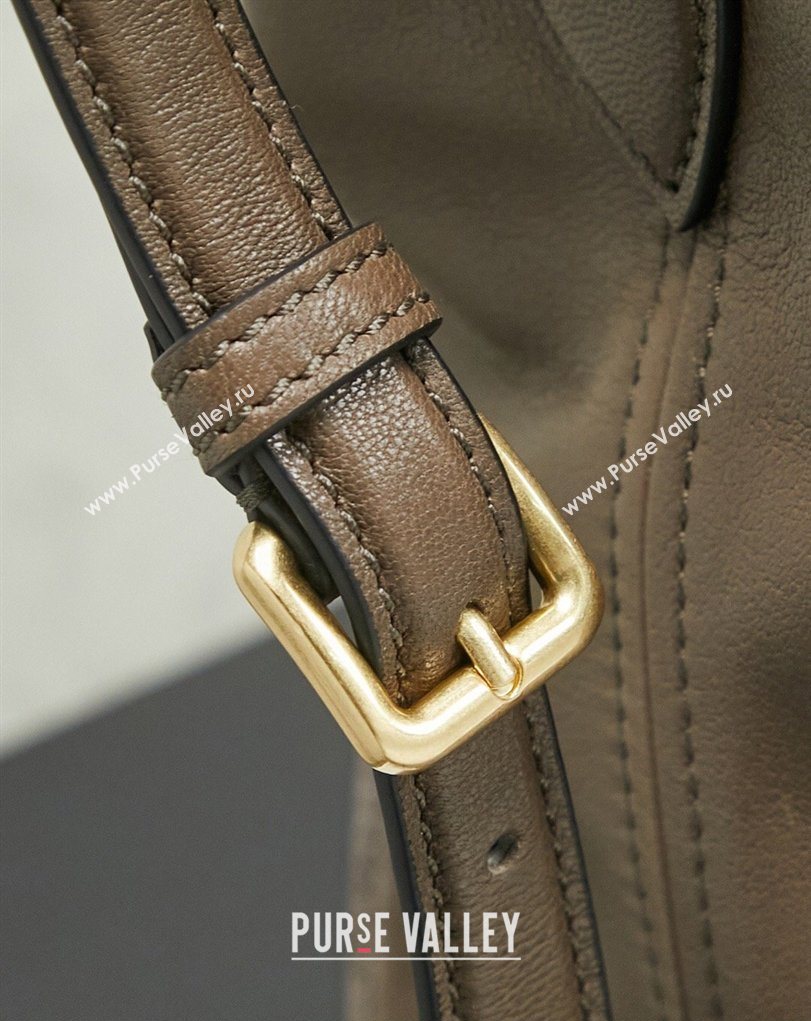 Miu Miu Aventure Nappa Leather Bucket Bag Tundra 2026 5BE101 (MHUI-260407051)