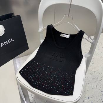 Miu Miu Vest with Strass Black 2025 0911 (XMN-250911089)