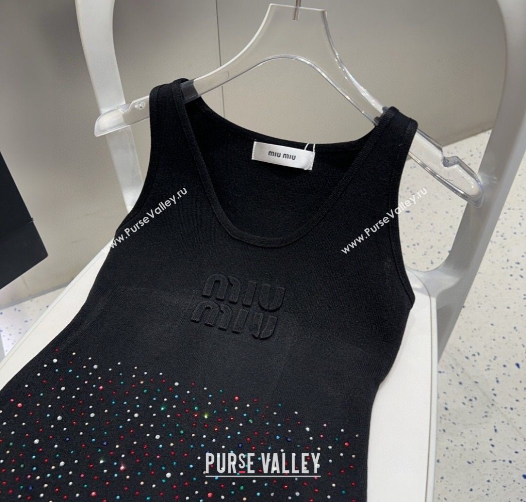 Miu Miu Vest with Strass Black 2025 0911 (XMN-250911089)