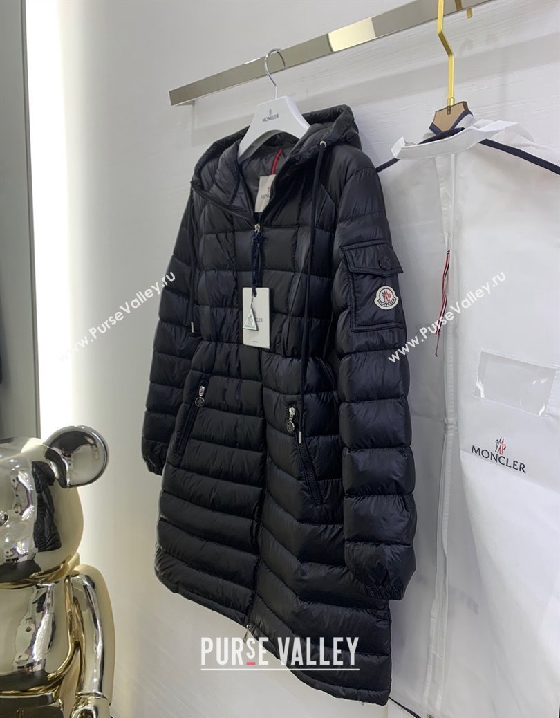 Moncler Amintore Long Down Jacket Black 2024 (QI-241219044)