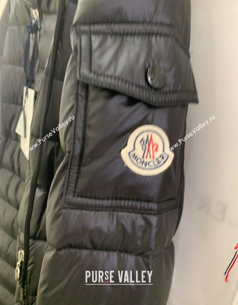 Moncler Amintore Long Down Jacket Black 2024 (QI-241219044)