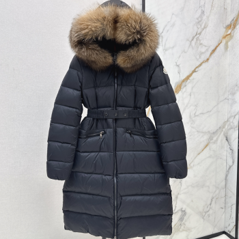 Moncler Long Down Jacket Black 2025 M091841 (QI-250918041)