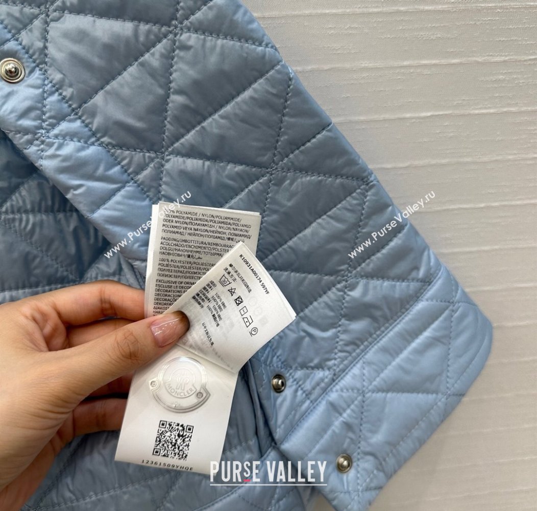 Moncler A-Shaped Down Vest Blue 2025 M091850 (QI-250918056)