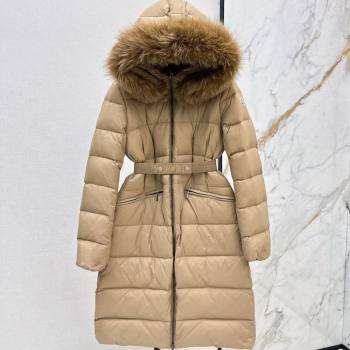 Moncler Long Down Jacket Beige 2025 M091841 (QI-250918044)