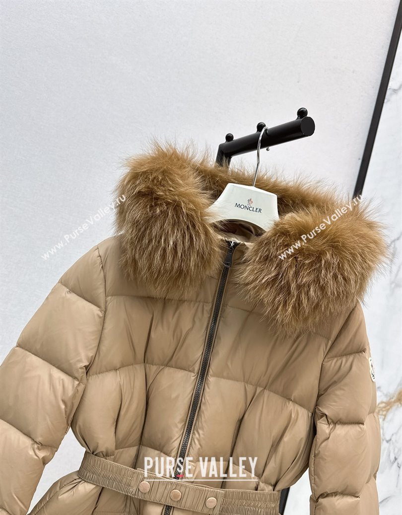 Moncler Long Down Jacket Beige 2025 M091841 (QI-250918044)