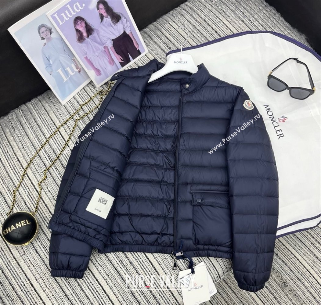 Moncler Short Down Jacket Blue 2025 M091860 (QI-250918071)
