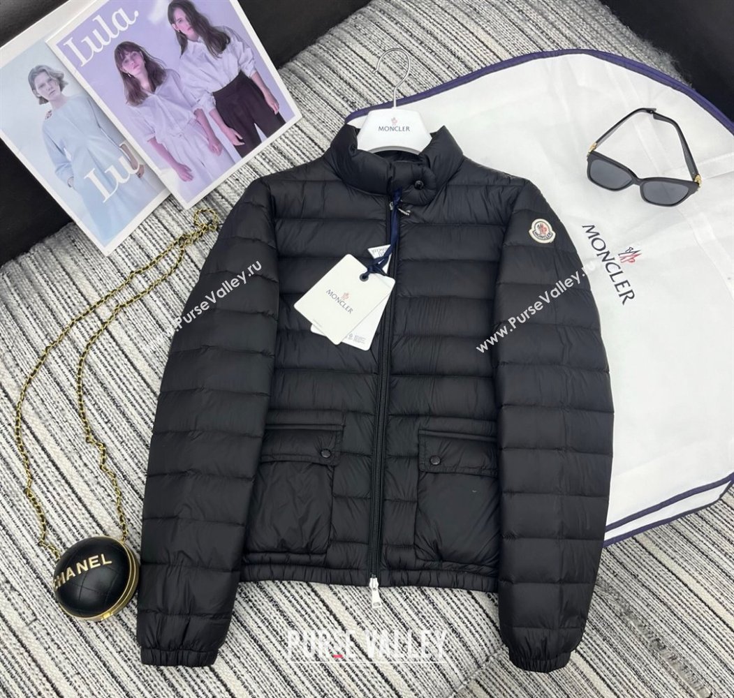 Moncler Short Down Jacket Black 2025 M091860 (QI-250918074)