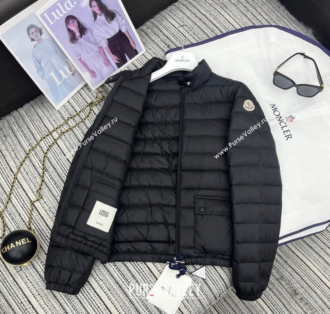 Moncler Short Down Jacket Black 2025 M091860 (QI-250918074)