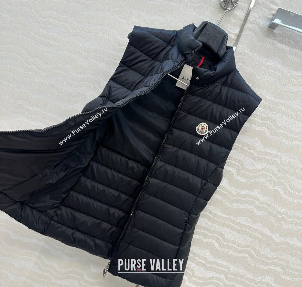 Moncler Down Vest Black 2025 M091844 (QI-250918049)