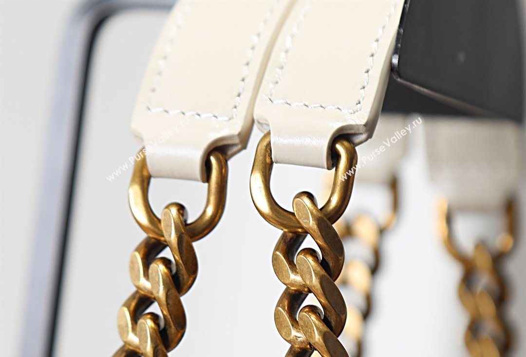 Saint Laurent NIKI shopping bag in vintage leather White 2026 871151 (MHUI-260403087)