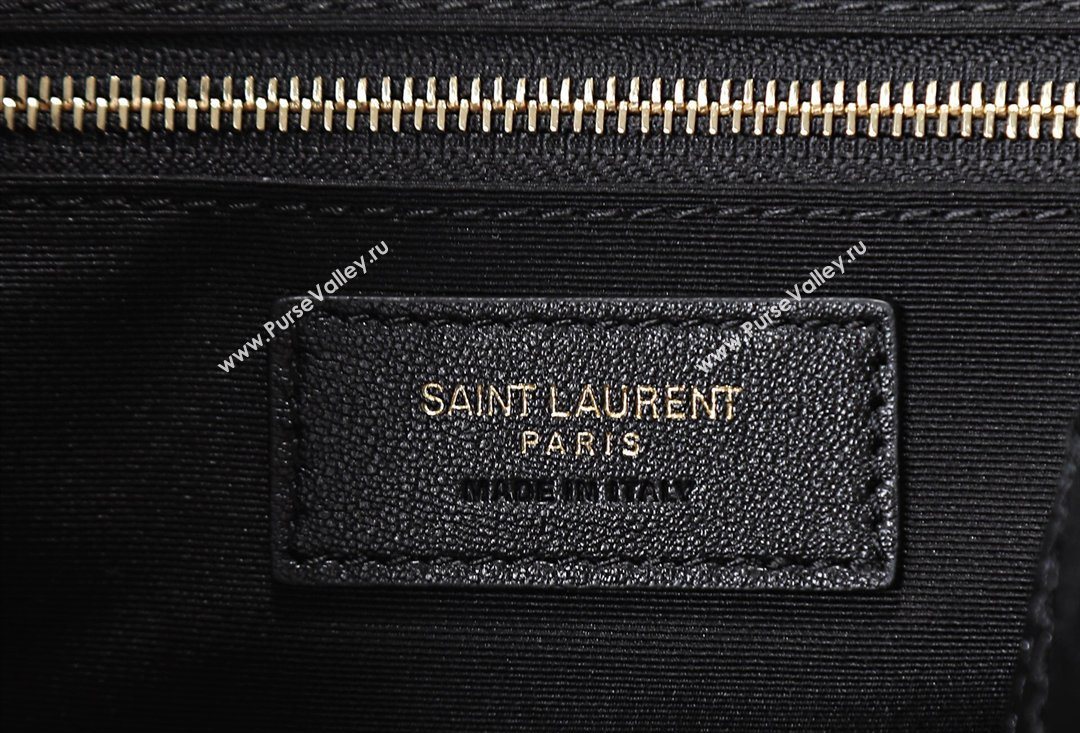 Saint Laurent NIKI small shopping bag in vintage leather Black/Gold 2026 872680 (MHUI-260403077)