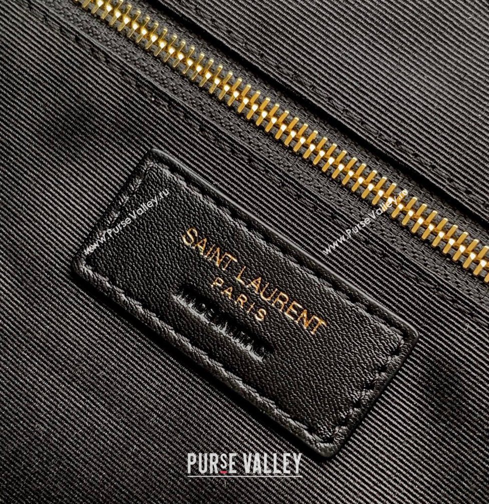 Saint Laurent NIKI shopping bag in vintage leather Black/Gold 2026 871151 (MHUI-260403085)