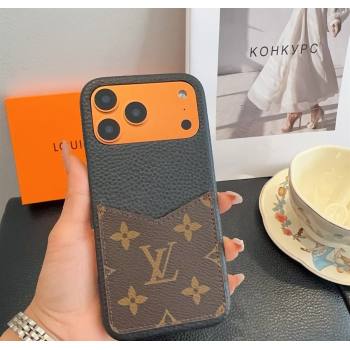 Louis Vuitton Monogram iPhone Holder Brown 2026 0318 (SHI-260318074)