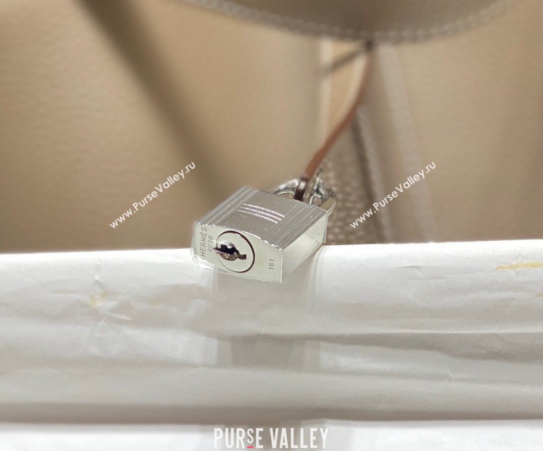 Hermes Picotin Lock Bag 22cm in Togo Calfskin Leather Elephant Grey/Silver 2025 (FL-250808170)