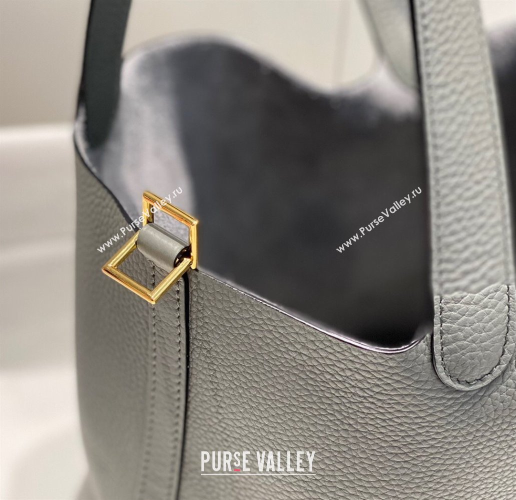 Hermes Picotin Lock Bag 22cm in Togo Calfskin Leather Cloud Grey 2025 (FL-250808172)