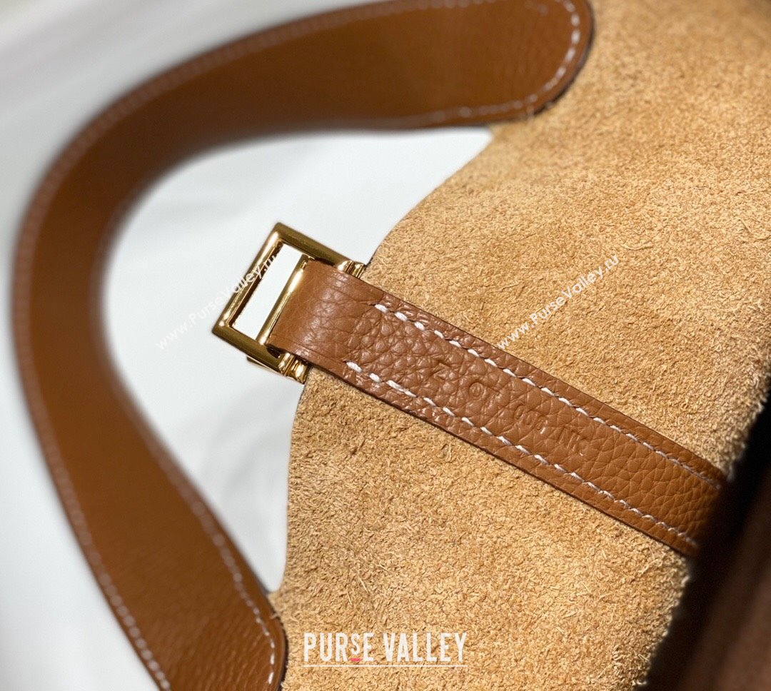 Hermes Picotin Lock Bag 22cm in Togo Calfskin Leather Brown/Gold 2025 (FL-250808164)