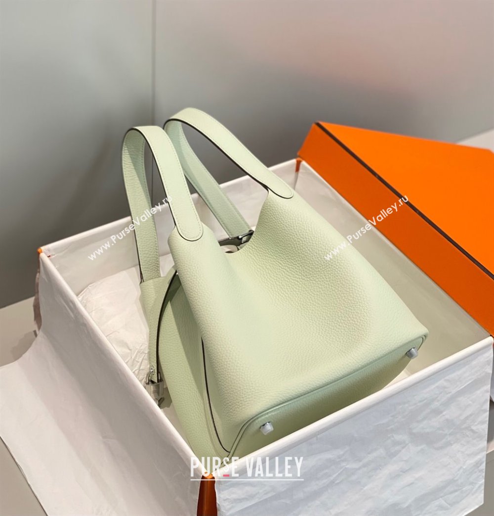 Hermes Picotin Lock Bag 22cm in Togo Calfskin Leather Bubble Green 2025 (FL-250808167)