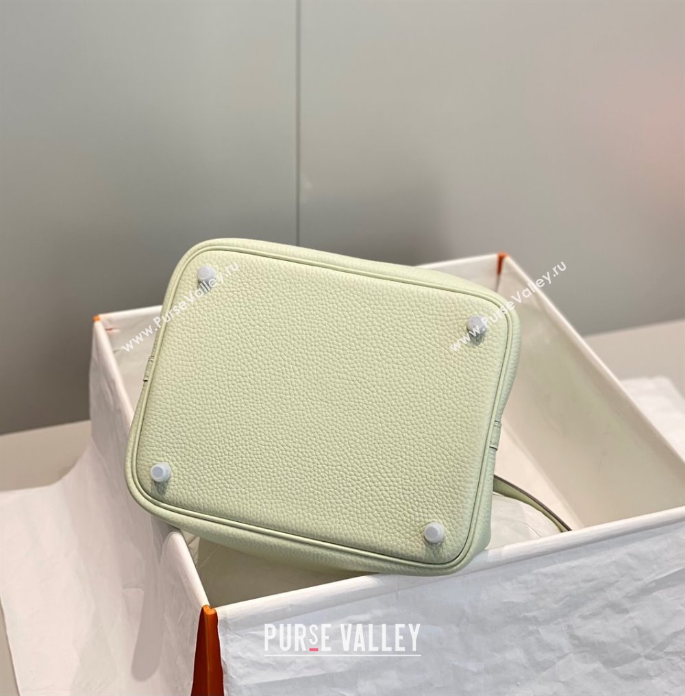 Hermes Picotin Lock Bag 22cm in Togo Calfskin Leather Bubble Green 2025 (FL-250808167)