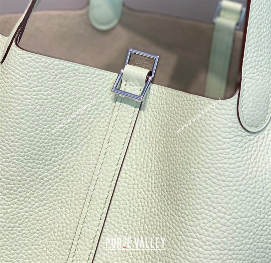 Hermes Picotin Lock Bag 22cm in Togo Calfskin Leather Bubble Green 2025 (FL-250808167)