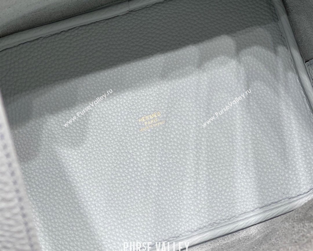 Hermes Picotin Lock Bag 22cm in Togo Calfskin Leather Grail Blue 2025 (FL-250808158)