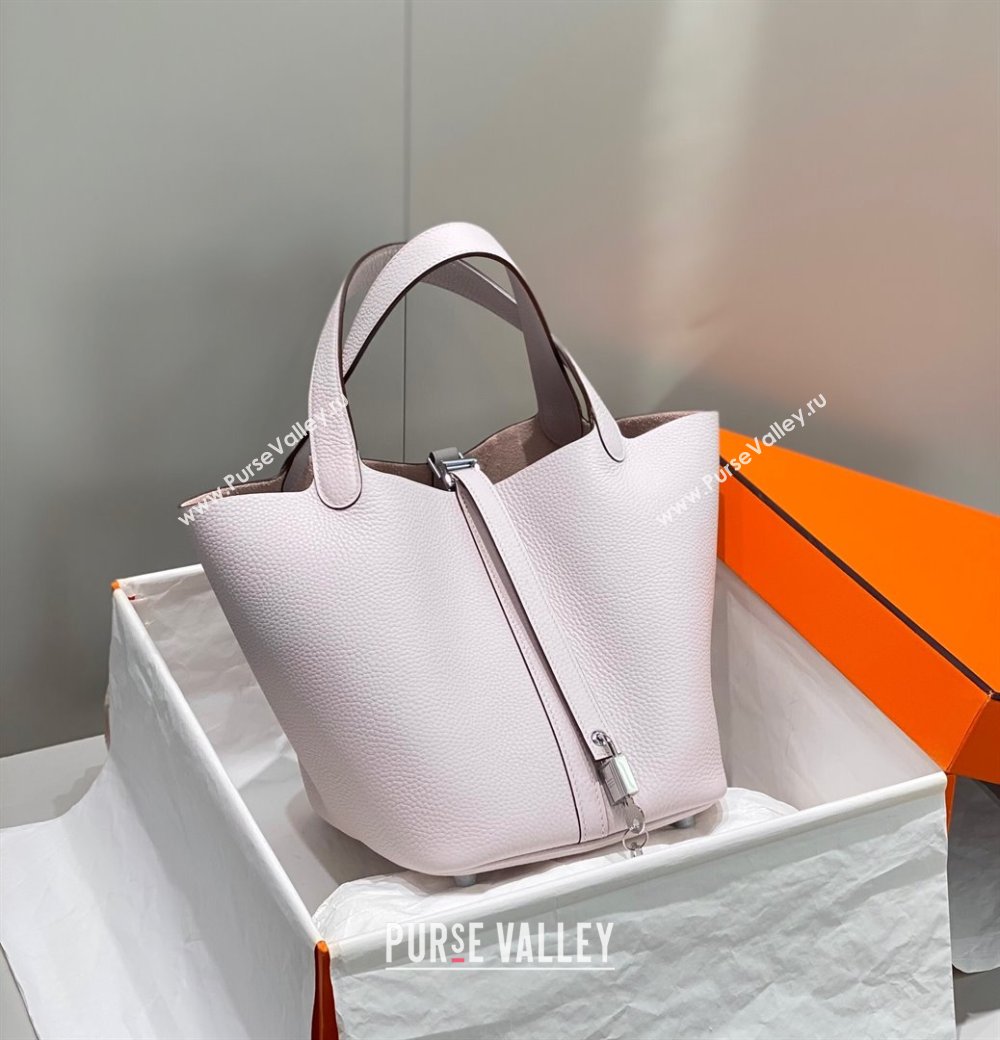 Hermes Picotin Lock Bag 22cm in Togo Calfskin Leather Dreamy Purple 2025 (FL-250808168)