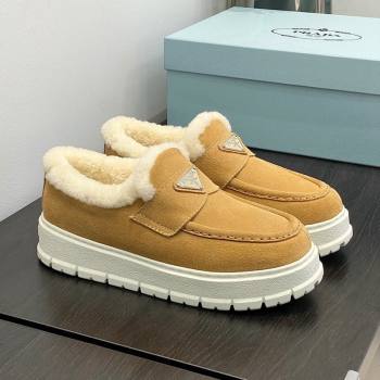 Prada Suede and Loafers Ankle Boots Brown 2023 1D245N (MD-231106009)