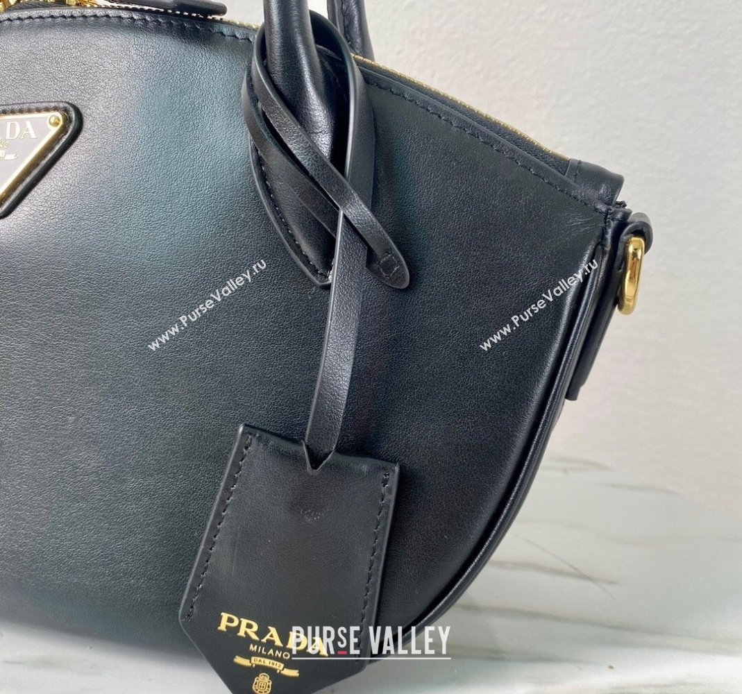 Prada Small leather handbag 1BA427 Black 2024 (YZ-240220032)